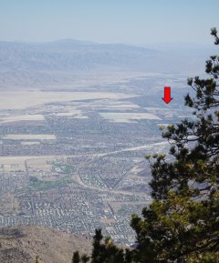 A view of a city from a mountain

Description automatically generated