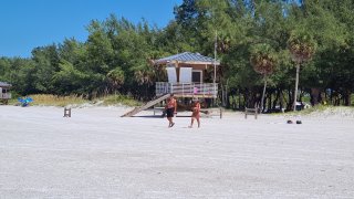 A group of people playing volleyball on a beach

Description automatically generated with medium confidence